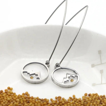 Eternally Faithful™ | Round Hanging Mustard Seed Earrings - Razzled & Bedazzled Boutique