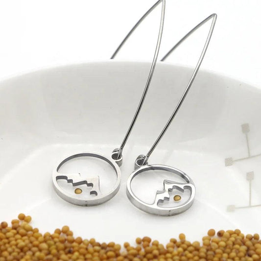 Eternally Faithful™ | Round Hanging Mustard Seed Earrings - Razzled & Bedazzled Boutique